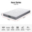 Giselle Bedding Single Mattress 23cm Pocket Spring Mattress with Adjustable Firmness Reversible Foam Layer for Medium Firm & Firm Support Motion Isolation Bedroom Bed