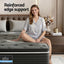 Giselle Bedding 35cm Mattress Graphene Memory Foam Medium Firm Euro Top Mattresses King