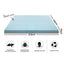 Giselle Bedding Memory Foam Mattress Topper Cool Gel 10cm Queen
