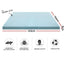 Bedding Cool Gel Memory Foam Mattress Topper w/Bamboo Cover 8cm - Queen