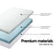 Bedding Cool Gel Memory Foam Mattress Topper w/Bamboo Cover 8cm - Queen