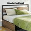 Bed Frame Queen Size Metal Frame with 2 Drawers DREW