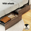 Bed Frame Metal Frame King Single Bed Base 2 Drawers OSLO