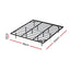 King Bed Frame,Floating Metal Bed Frame with Smart LED Lights - Sturdy Metal Platform Bed Base, Silent Design, Tool-Free Assembly, 300KG Capacity for Home/Hotel/Master BedroomÃƒÂ¢Ã¢â€šÂ¬Ã¢â‚¬Â¹