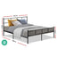 Bed Frame Double Metal Bed Frame SOL