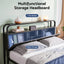 Artiss Queen Metal Bed Frame 4 Drawers Hidden Storage Headboard HEDY