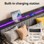 Bed Frame Double LED Metal Trundle Daybed with Charging Station TURN