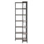 6 Tiers Bookshelf Corner Shelf Bookcase Display Shelves Oak