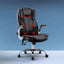 8 Point Massage Office Chair PU Leather Black