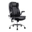 8 Point Massage Office Chair PU Leather Black