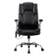 8 Point Massage Office Chair PU Leather Black