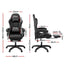 Artiss Gaming Office Chair with 8 Point Message Reline Ergonomic Black