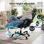 Artiss Gaming Office Chair with 8 Point Message Reline Ergonomic Blue