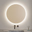 Aurora 80cm Round Backlit Mirror