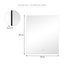 Aurora 90cm Rectangle Backlit Mirror