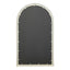 Dome 131cm Large Arch Iron Indoor Outdoor Mirror Antique White