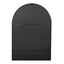 Grace 135cm Large Arch Iron Indoor Outdoor Mirror Black