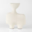 Moore Vase Low Chalk