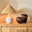 Fossil Low Vase Brown