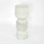 Halo Sculpture Swirl Resin White