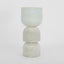 Halo Sculpture Swirl Resin White