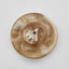 Halo Coat Hook Large Swirl Resin Toffee