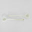 Halo Salad Server Set Swirl Resin White