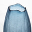 Artem Glass Vase Blue Carved L