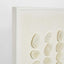 Maya Resin Wall Art 120 x 80cm White