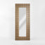 Porto Walnut Floor Mirror.