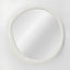 Sable Round Mirror 103cm High Gloss Off-White