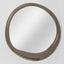 Sable Round Mirror 103cm High Gloss Chocolate