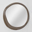 Sable Round Mirror 103cm High Gloss Chocolate