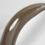 Sable Round Mirror 103cm High Gloss Chocolate