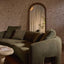 Mira Arched Mirror Light Walnut 180cm