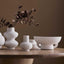 Ciel Footed Bowl Wide White