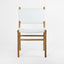 Marvin Dining Chair White Leather at The Back