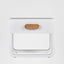 Norma Bedside Table White