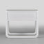 Norma Bedside Table White