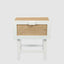 Zoe Bedside Table Chalk