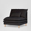Aura Single Seat Cover C7 Black - Cover Only