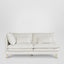 Aura 2 Seater Left Arm Cover Class 7 White - Cover Only