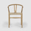 Arc Wishbone Dining Chair Natural