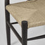 Arc Wishbone Dining Chair Black/Natural