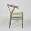 Arc Wishbone Dining Chair Grey/Natural