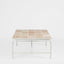 Wira Coffee Table Outdoor Iron White with tiled top