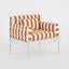 Wira Arm Chair Outdoor Terracotta/White Stripe Cushions
