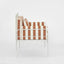 Wira Arm Chair Outdoor Terracotta/White Stripe Cushions
