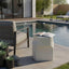 Arcos Outdoor Side Table
 Ivory