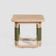 Vita Outdoor Undercover Side Table Natural & Green